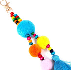 6Pcs Handcrafted Decorative Tassels for DIY Craft Home Décor Handmade Tassels Colorful