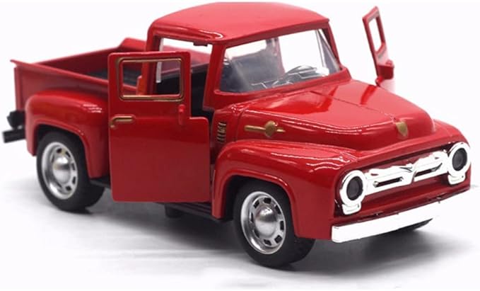 Vintage Truck Decor,Pickup Metal Vehicle for Farmhouse Mini Trucks Adornment Home/Table/Desk Xmas Ornaments Festivals Truck Valentine's Day Christmas Decorations