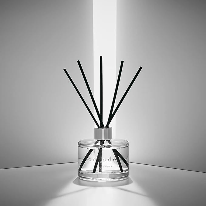 COCODOR Signature Reed Diffuser Set/Garden Lavender / 6.7oz /2 Pack/Home Fragrance Diffuser, Oil Scent Diffuser for Bathroom Shelf Decor