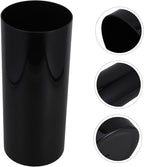 Happyyami Large Umbrella Holder Stand 13.76 Inch Plastic Umbrella Storage Rack for Entryway Home Office Hotel Rustic Design Drainage Hole Fits Canes and Walking Sticks
