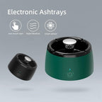 Smokeless Ashtrays for Cigarettes Indoor,Smokeless Ash tray for Home,smoke buddy Air Purifier,smoke eaters for cigarette smoke
