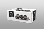 Creative Scents Dublin Brown Tray and Ball Set - Living Room, Entry Table Decor Centerpiece Table Decorations - Decorative Tray for Dining Room, Accent Decor Bowl for House Decoration