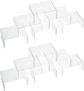 12 Pack Clear Acrylic Display Stand Crafts Stand Cupcake Risers 4" x 3''x 2''