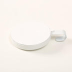 Magnetic Wreath Hanger Heavy Duty Magnet Hooks Hanging Supplies for Metal Door Refrigerator Christmas Wreaths Party Decoration Super Strong Magnetism (White, 2 Pack)