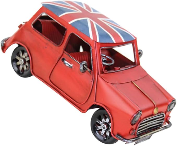 Alipis Retro Model Handmade Simulation Vehicle for Home Decoration Desk Accessory and Collectible Ornament Red
