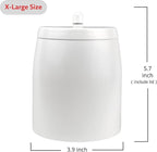 Ash Tray, Large Outdoor Ashtray with Lid, Ashtray for Outside Patio, Stainless Steel Windproof Smokeless Ash Tray for Balcony, Ashtrays for Smokers, Cigar, Home Office Decoration