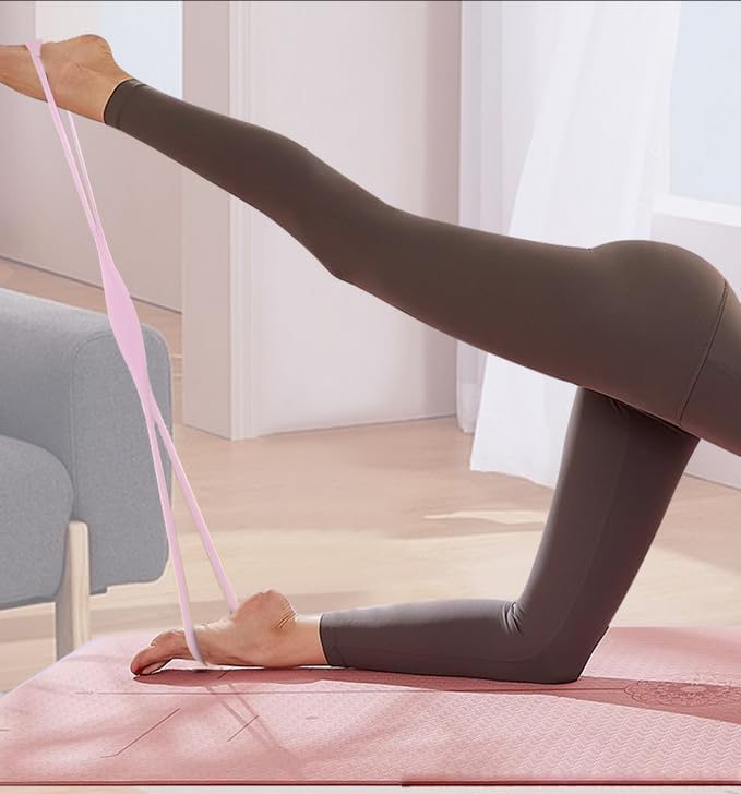 Resistance Bands with Handles,Figure 8 Resistance Band Elastic Fitness Bands Exercise Band for Home Yoga Gym Workout