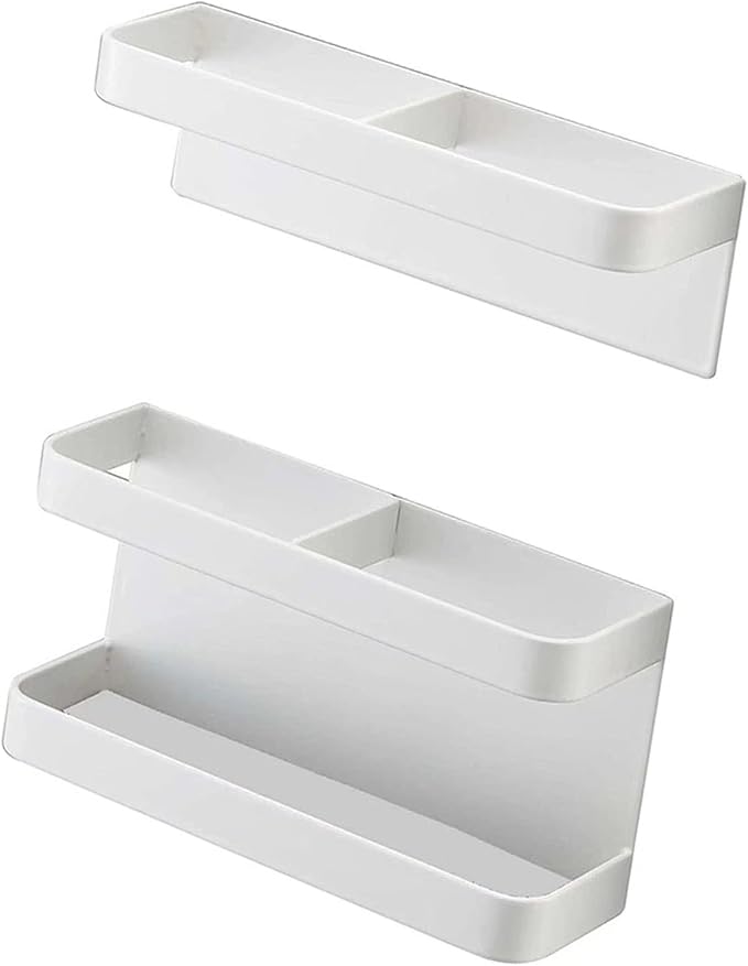 Zerone Magnetic Umbrella Stand Holder, No Punching Umbrella Stand Rack Height Adjusting Wall Mounted Storage Organizer for Home, Office, Hotel (Elegant White)