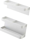 Zerone Magnetic Umbrella Stand Holder, No Punching Umbrella Stand Rack Height Adjusting Wall Mounted Storage Organizer for Home, Office, Hotel (Elegant White)