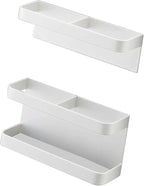Zerone Magnetic Umbrella Stand Holder, No Punching Umbrella Stand Rack Height Adjusting Wall Mounted Storage Organizer for Home, Office, Hotel (Elegant White)