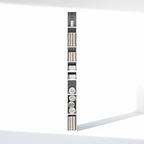 Furinno Fulda 8-Tier Closet Organizers and Storage, Open Shelf, Storage Organizer, 6-Inch Width, for Closet, Bedroom, White