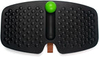 Balance Board for Standing Desk, Wooden Wobble Board with Slidable Ball for Office Work, Anti-Fatigue Foot Massage Board to Relieve Fatigue, Adult Use up to 300 lbs, Black