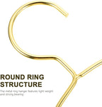 16 Pcs Metal Circle Hanger, Belt Scarf Ring Hanger, No Snag Closet Storage Organizer Holder for Mens Ties, Womens Shawls, Pashminas, Towel, Clothes