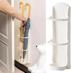 Umbrella Stand, Wall Mounted Umbrella Holder Rack Space Saving Organizer, Umbrella Rack Organizer for Hallway Home Office