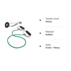 THERABAND Resistance Tubing with Soft Handles, Green, Heavy Level, 48" Latex Stretch Resistance Bands for Exercise, Professional Workout Bands for Upper & Lower Body, Color-Coded Levels