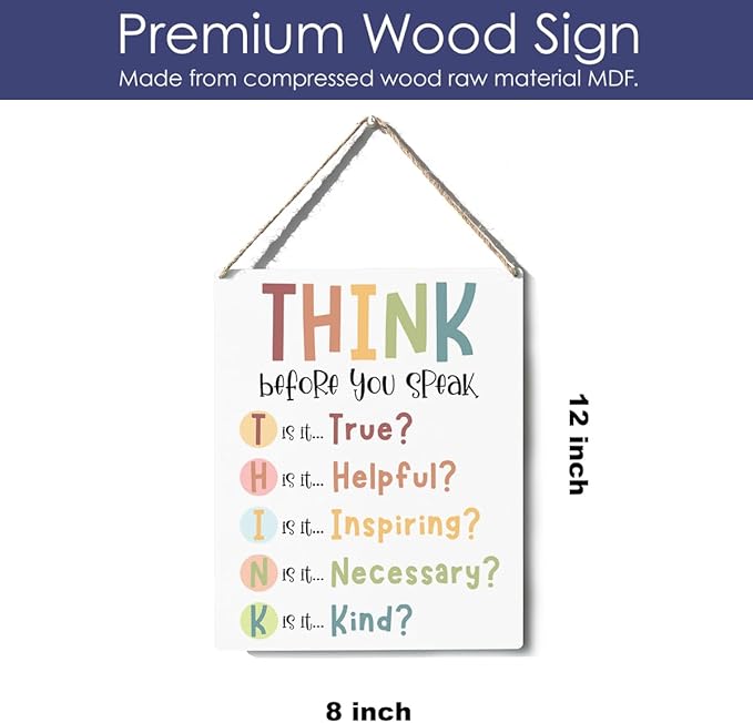 Xiolcxdr Inspirational Classroom Decor Growth Mindset Mental Health Wall Sign First Day of College Teacher's Day Inspirational Cheer Up Gifts for Women Men Teachers Classroom Office Wall Decor