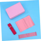 Yardwe Yoga Kit Latex Pull Towel Stretch Band Resistance Ring Yoga Tool Kit for Home Travel