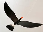 WitnyStore 24" Black Orange White Toucan Wooden Flying Bird Mobile Kinetic Hanging Sculpture for Adult Collectors Handcrafted Room Decoration Display Art Dynamic Overhead Ornament