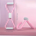 Yoga & Fitness Kit - Non-Slip 6mm Mat, Durable Resistance Tools, Premium Jump Rope, Adjustable Bag, Thigh Trainer | Home Workout & Pilates Essentials for Beginners