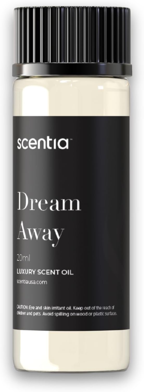 Scentia Fragrance Oil Blend, Inspired by Iconic Perfume, Home Luxury Scents, Essential Oil Blend for Aromatherapy Diﬀusers, Humidifiers & Candle Making -Dream Away 20 ml, 0.67 Fl Oz, Thanksgiving Gift
