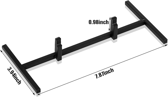 Yaocom 2 Pcs Black Metal Display Stands Sleek Easel Holder for Stained Ceramic Tiles Art Collectibles, Elegant Picture Frame Stand for Home Decor, Office, Gallery Trade Show Exhibits