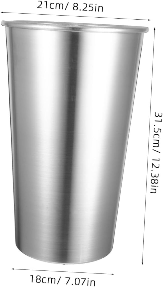 Luxshiny Aluminum Umbrella Stand Waterproof Round Umbrella Storage Bucket for Home Entryway Walking Stick Organizer