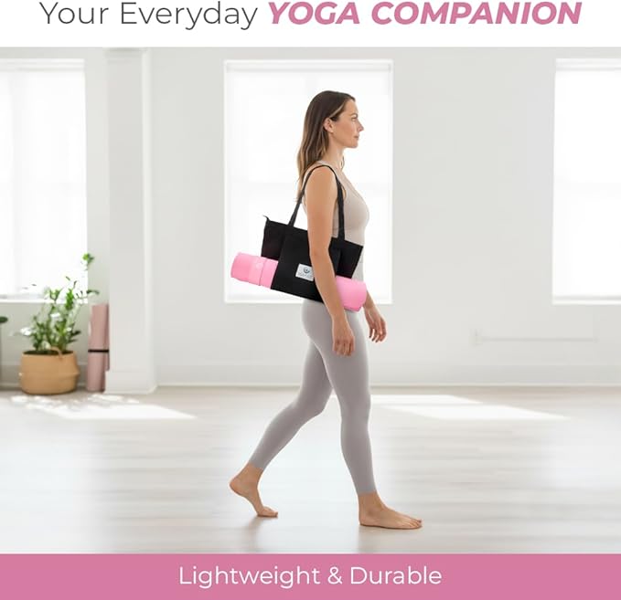 NOLAVA Yoga Mats & Complete Sets - TPE, Non-Slip - Includes Mat, Blocks, Strap, & More (6pc or 7pc Sets) - For Pilates, Yoga & Fitness