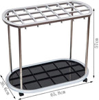 Umbrella Stands,Folding Umbrella Storage Stand Rack Holder Organizer Free Standing Industrial Umbrella Rack for Commercial Office Hotel