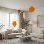 Solar Trio Hanging Mobile – Modern Kinetic Art, Minimalist Ceiling Decor