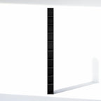 Furinno Fulda 10-Tier Closet Organizers and Storage, Open Shelf, Storage Organizer, 6-Inch Width, for Closet, Bedroom, Blackwood