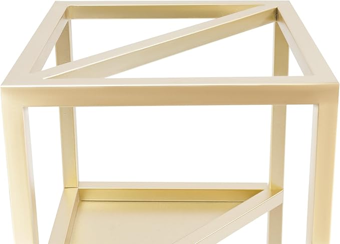 Umbrella Rack for Entryway Modern Freestanding, Metal Umbrella Stand with Drip Tray, Holds Canes/Hiking Poles, for Home Office, 7.9"x7.9"x20.9" (Gold)