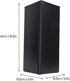 Umbrella Stand, Umbrella Holder for Entryway, Metal Square Umbrella Rack Organizer Freestanding, for Canes Walking Sticks (Black)