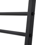 Xuthusman Multi-Size Scarf Display Stand, Metal Scarf Holder Organizer, Freestanding Scarf Rack for Commercial Clothing Retail Store Towel Rack Ties Belt Pants Hanging Rack (Black, 100CM)