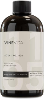 VINEVIDA [16 Fl Oz] Scent NO. 1105 Fragrance Oil for Cold Air Diffusers, Aromatic Notes of Citrus Coconut Woody, Essential Oils for Diffuser Oil Refill & Air Freshener Room Spray
