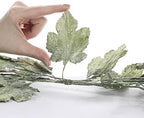 Factory Direct Craft Set of 3 Artificial Grape Leaf Swags for Tuscany Vinyard Decorating | Size: 24" W