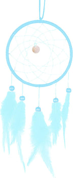 PATIKIL DIY Dream Catcher Kit, Making Dream Catcher Supplies Wall Hanging Handmade Dream Catcher Kits for Beginner Style 3, Sky Blue