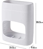 Umbrella Stand, Plastic Umbrella Holder 4 Holes Small Umbrella Rack With Removable Drip Tray For Corridors, Living Rooms, Hallway