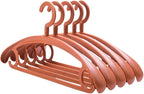 10 Pack Heavy Duty Coat Hangers 25lb Load Capacity Swivel Suit Clothes Hanger Extra Wide Shoulder Jacket Hangers Thick Non Slip Winter Large Coat Hanger Brown