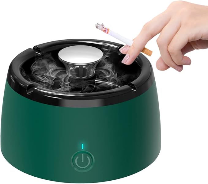 Smokeless Ashtrays for Cigarettes Indoor,Smokeless Ash tray for Home,smoke buddy Air Purifier,smoke eaters for cigarette smoke