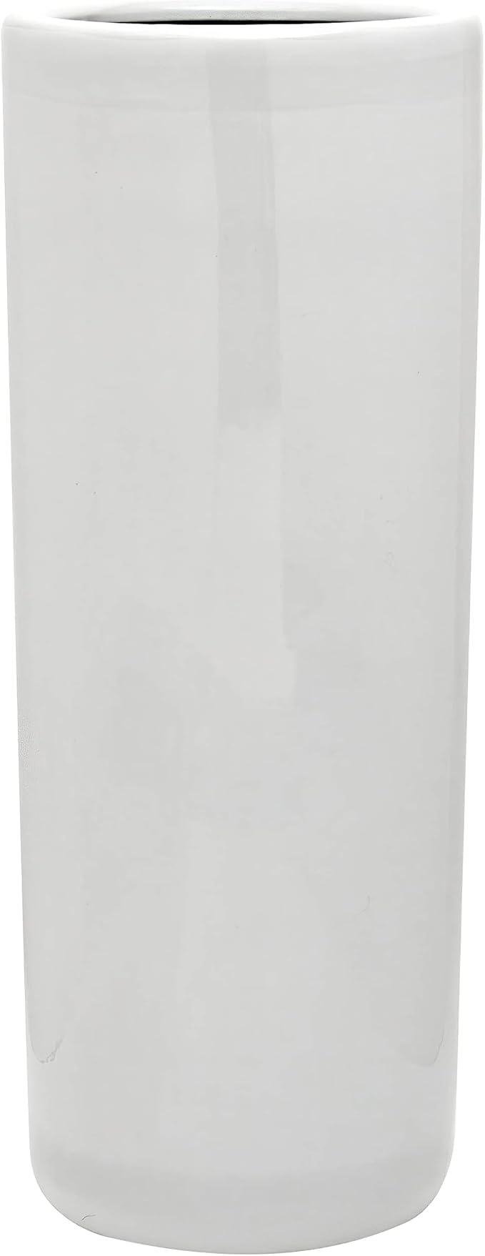 Red Lantern 24" Antique White Porcelain Umbrella Stand