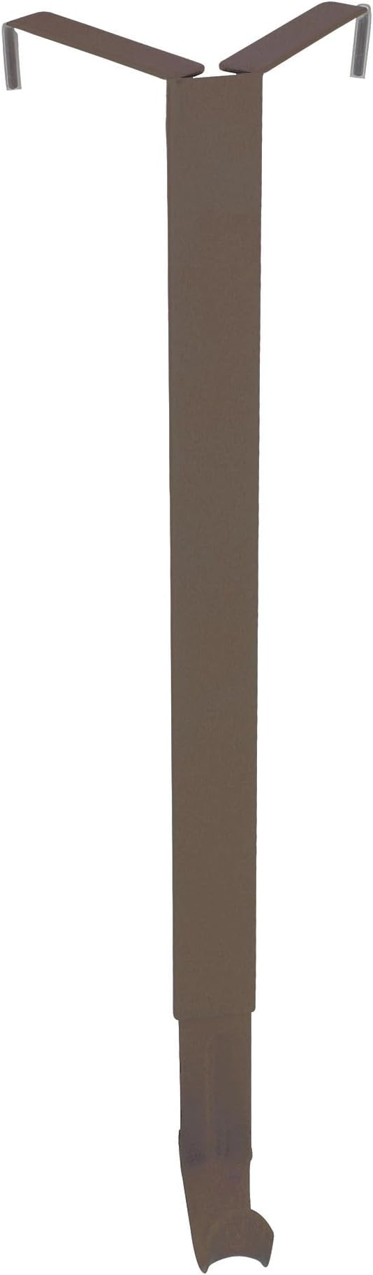 Haute Decor Adapt Adjustable Wreath Hanger, Top & Length Adjustable - Matte Brown - Strong Metal Wreath Holder Hook for Various Door Sizes