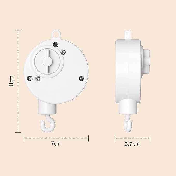 Play (Moon River) Mini Music Box Bell Hanging Decoration with Sankyo Musical Movement (65 Tunes Option)