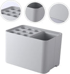 PRETYZOOM Wall Mount Umbrella Stand Indoor Entryway Holder Water-resistant Tray Nordic Style for Home Office Dorm