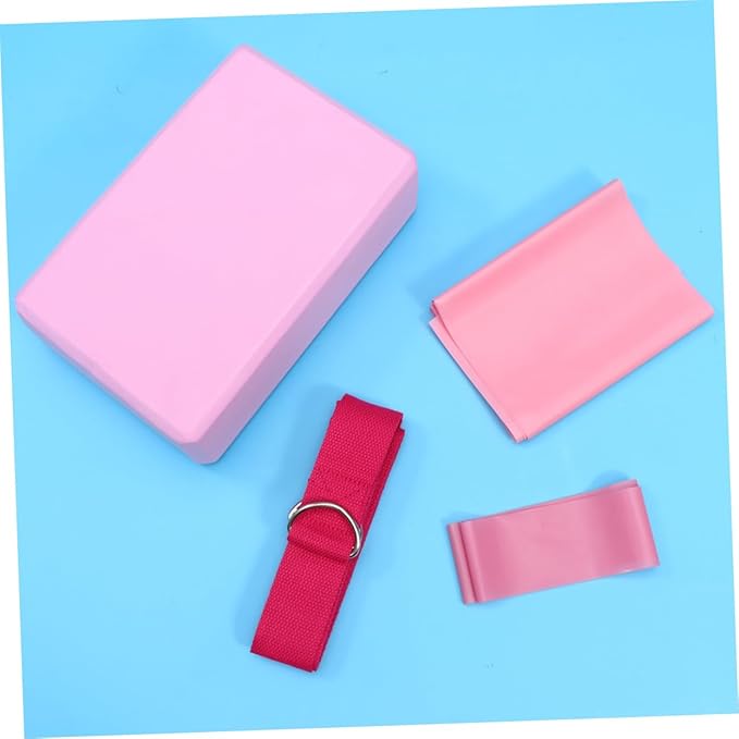 Yoga Fitness Yoga Mat Straps Women Meditation Accessories Kit Brick Latex Towel Stretch Band Resistance Ring