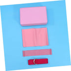 Yardwe Yoga Kit Latex Pull Towel Stretch Band Resistance Ring Yoga Tool Kit for Home Travel