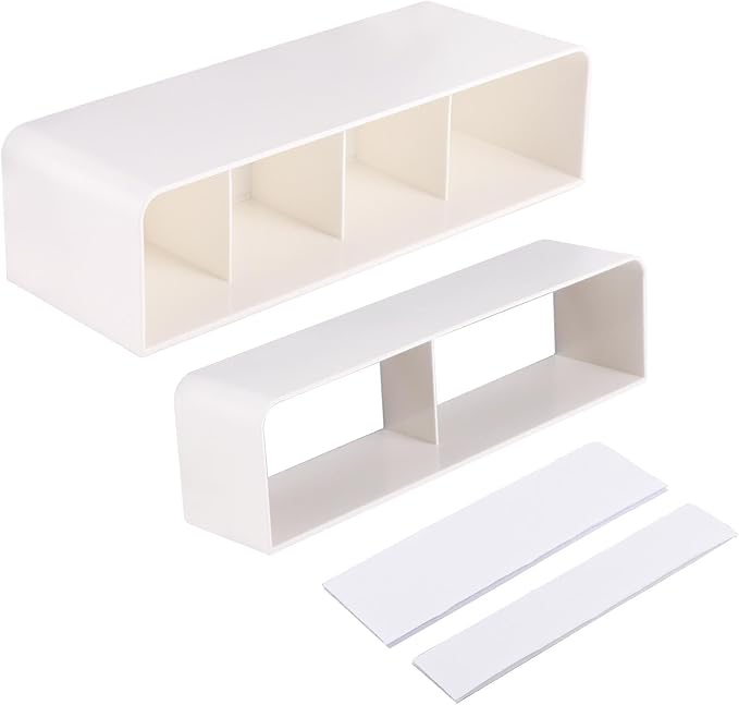 Umbrella Stand Holder, Umbrella Wall Mount Holder Indoor Umbrellas Holder Rack No Punching Required Storage Rack for Home Indoor (Color:White)