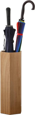 ROYUMI Umbrella Stand 19" Hexagon Wooden Umbrella Holder, Umbrella Stands for Entryway, Walnut/Oak Indoor Umbrella Holder, Water-Resistant Umbrella Storage Solution (Color : Oak)