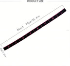 Fitness Resistance Band for Stretching and Yoga,8-Section Elastic Training Bands,