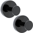 Black Wreath Hangers for Front Door Decor, 22LB Strong Suction Cup Garland Hooks for Christmas Easter Valentine Decorations, Wreath Door Hanger for Glass Window Indoor Outdoor, Reusable Garland Hanger