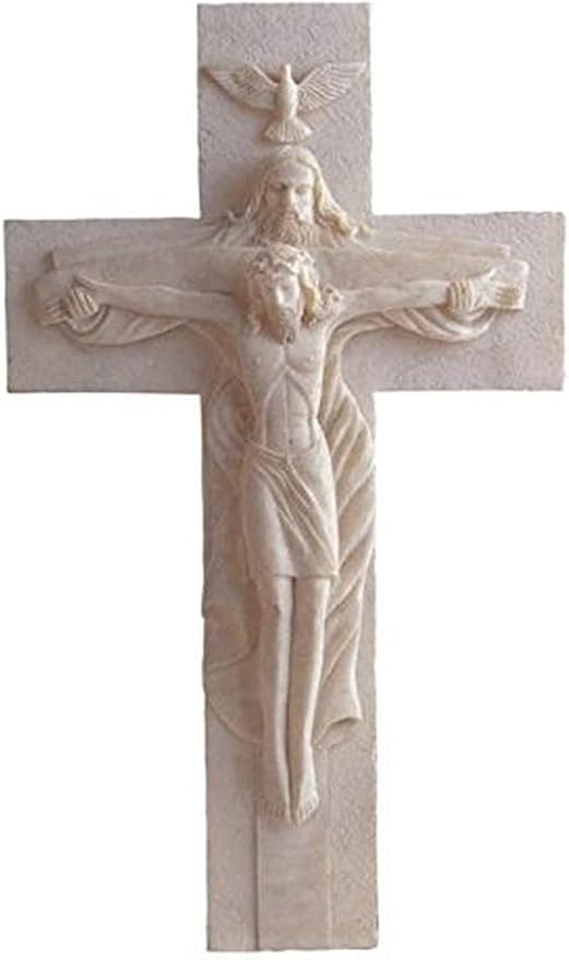 Jesus Cross Atrio with God Holy Religious Crucifixion Wall Decoration